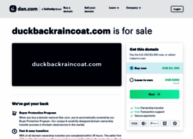 Duckbackraincoat.com thumbnail