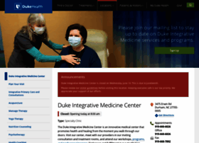 Dukeintegrativemedicine.org thumbnail