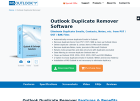 Duplicate-remover.msoutlooktools.com thumbnail