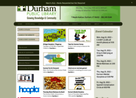 Durhamlibrary.org thumbnail