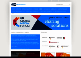 Dw-global-media-forum.com thumbnail
