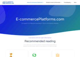 E-commerceplatforms.com thumbnail