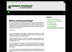 E-criminalpsychology.com thumbnail