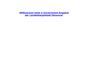 E-government.hannover-stadt.de thumbnail