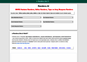 E-randevu.gen.tr thumbnail