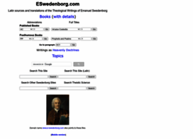 E-swedenborg.com thumbnail