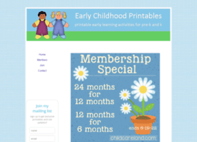 Earlychildhoodprintables.com thumbnail