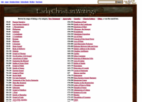 Earlychristianwritings.com thumbnail