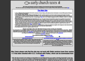 Earlychurchtexts.com thumbnail