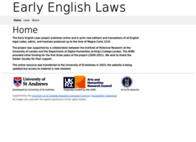 Earlyenglishlaws.ac.uk thumbnail