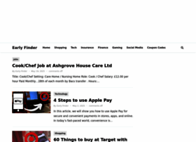 Earlyfinder.com thumbnail