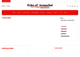 Echoofarunachal.in thumbnail