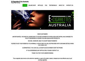 Ecigarettesrus.com.au thumbnail