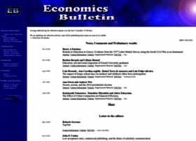 Economicsbulletin.com thumbnail