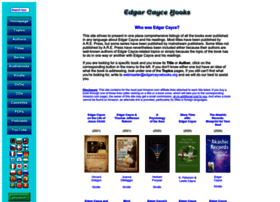 Edgarcaycebooks.org thumbnail