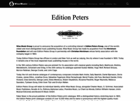 Edition-peters.com thumbnail