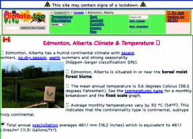 Edmonton.climatemps.com thumbnail