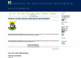 Educationalresearchdevelopmentjournal.com thumbnail