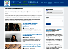 Educationandbehavior.com thumbnail