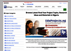 Eduprojects.ng thumbnail