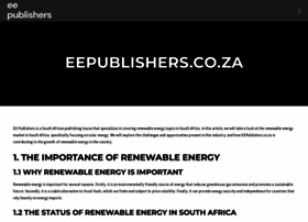 Eepublishers.co.za thumbnail