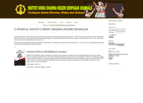 Ejournal.ihdn.ac.id thumbnail