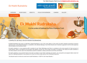 Ekmukhirudraksha.org thumbnail