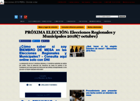 Eleccionesenperu.com thumbnail