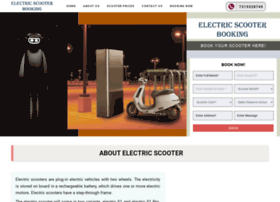 Electricsscooterbooking.in thumbnail