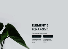 Element5spa.ca thumbnail