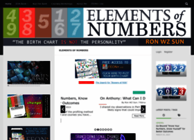 Elementsofnumbers.com thumbnail