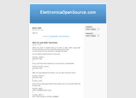 Elettronicaopensource.com thumbnail Elettronicaopensource.com thumbnail