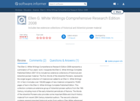 Ellen-g-white-writings-comprehensive-res.software.informer.com thumbnail
