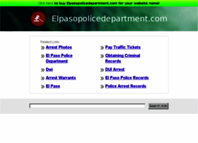 Elpasopolicedepartment.com thumbnail