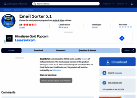 Email-sorter.software.informer.com thumbnail