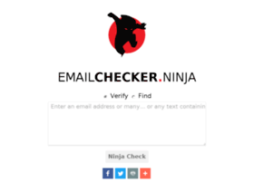 Emailchecker.ninja thumbnail