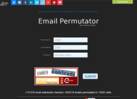 Emailpermutator.com thumbnail