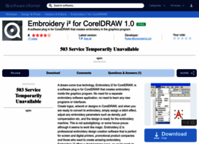 Embroidery-i-for-coreldraw.software.informer.com thumbnail