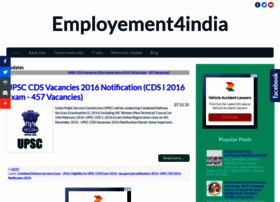 Employement4india.blogspot.in thumbnail
