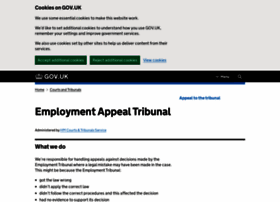 Employmentappeals.gov.uk thumbnail