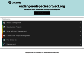 Endangeredspeciesproject.org thumbnail