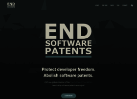 Endsoftpatents.org thumbnail