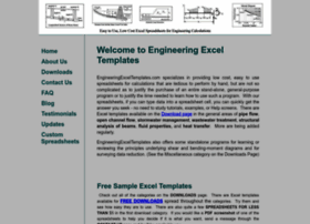 Engineeringexceltemplates.com thumbnail