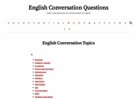 English-conversation-questions.com thumbnail