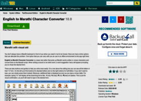 English-to-marathi-character-converter.soft112.com thumbnail
