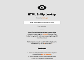 Entity-lookup.leftlogic.com thumbnail