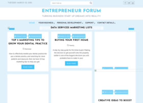 Entrepreneurforum.co.uk thumbnail