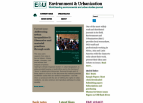 Environmentandurbanization.org thumbnail