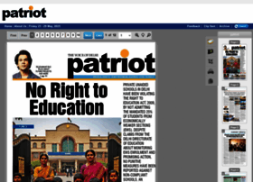 Epaper.thepatriot.in thumbnail Epaper.thepatriot.in thumbnail