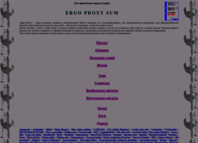 Ergoproxysum.russelldjones.ru thumbnail